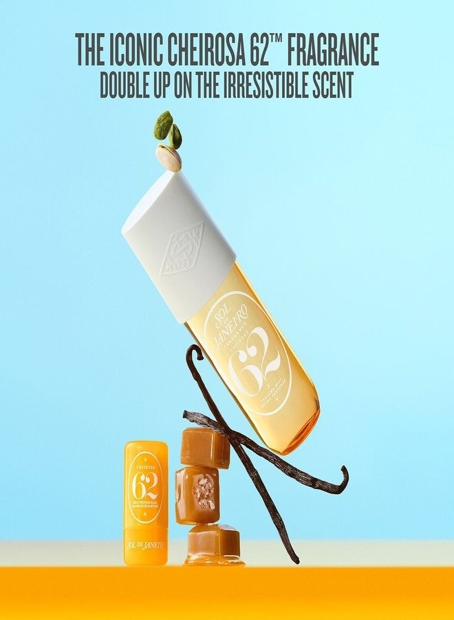 sol de jainero Sol de Janeiro Cheirosa 62™ Jelly Perfume Balm – Alcohol-Free Solid Fragrance Stick, 4 g – Pistachio, Salted Caramel & Vanilla Scent - Image 5